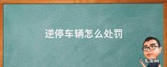 逆停车辆怎么处罚 逆停车辆怎么处罚扣分吗