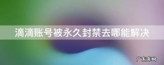 滴滴账号被永久封禁去哪能解决 滴滴账号被永久封禁,去哪能解决