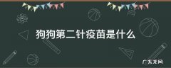 狗狗打的第二针疫苗是预防什么 狗狗第二针疫苗是什么