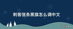 刺客信条黑旗怎么调中文字幕 刺客信条黑旗怎么调中文