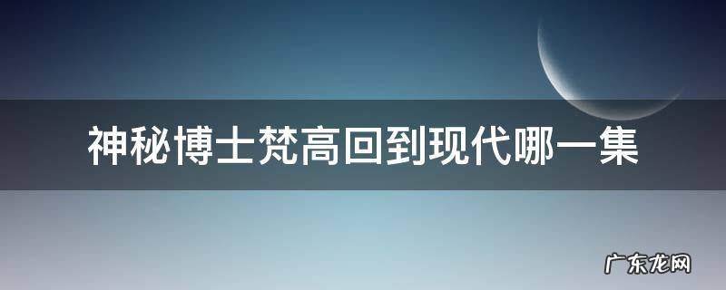 神秘博士 梵高 哪一集 神秘博士梵高回到现代哪一集