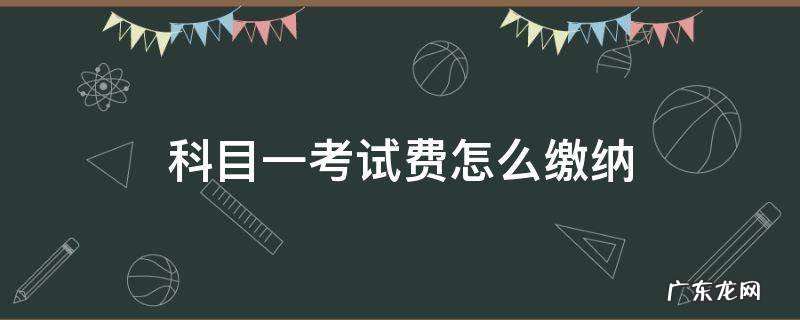 科目一考试费用缴纳 科目一考试费怎么缴纳