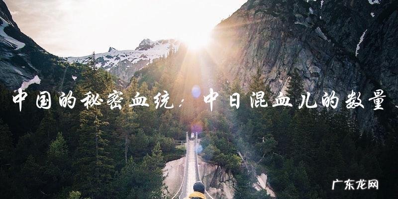 中国的秘密血统：有多少中日混血儿藏在我们身边？
