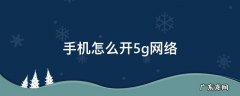 手机怎么开5g网络 华为5g手机怎么开5g网络