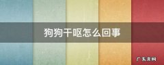 狗狗干呕怎么回事 泰迪狗狗干呕怎么回事