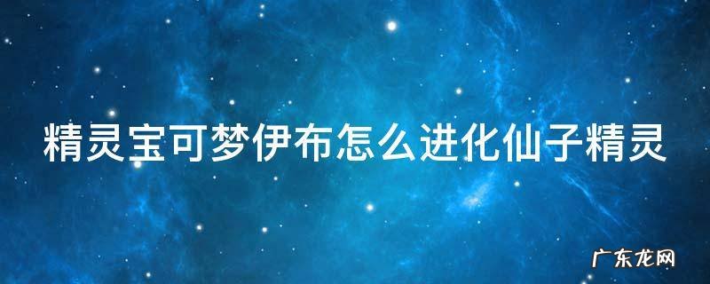 精灵宝可梦伊布怎么进化仙子精灵 伊布进化仙子精灵的条件