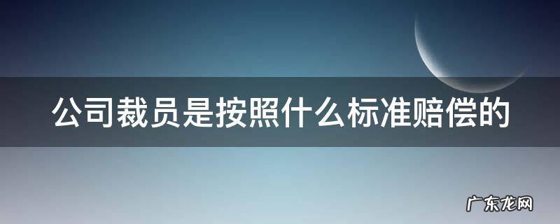 公司裁员一般怎么赔偿 公司裁员是按照什么标准赔偿的