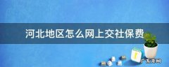 河北社保卡怎么网上缴费 河北地区怎么网上交社保费