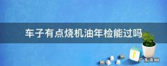 车子有点烧机油年检能过吗 轿车烧机油年检能过吗