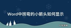 word箭头怎么转弯 Word中拐弯的小箭头如何显示