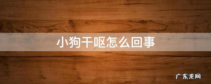 小狗干呕怎么回事 小狗干呕怎么回事又吐不出来