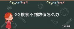 GG搜索不到数值怎么办 GG怎么搜索