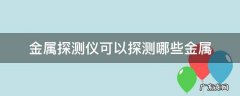 金属探测仪可以探测哪些金属 考试金属探测仪可以探测哪些金属