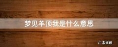 梦到羊顶我 梦见羊顶我是什么意思