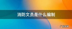 消防文员是什么编制 消防员文员有编制吗