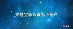 支付宝怎么查名下房产 支付宝怎么查名下房产证明