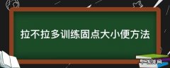 拉布拉多幼犬怎么训练大小便 拉不拉多训练固点大小便方法