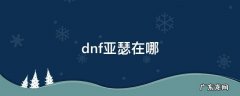 DNF亚瑟 dnf亚瑟在哪