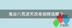 鬼谷八荒剑修逆天改命怎么选 鬼谷八荒逆天改命剑修选哪个
