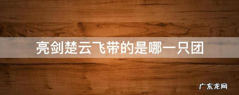 亮剑楚云飞带的是哪一只团 亮剑楚云飞到独立团