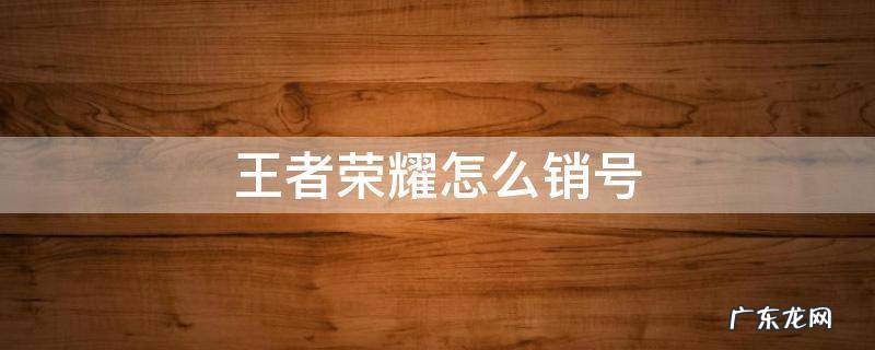 王者荣耀怎么销号 王者荣耀怎么销号重玩