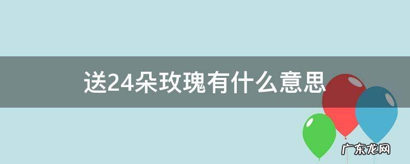 送24朵玫瑰花的含义 送24朵玫瑰有什么意思