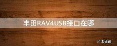 丰田RAV4USB接口在哪