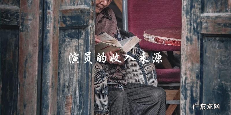 普通演员一年收入多少