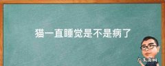 猫一直睡觉是不是病了 小猫一直睡觉是病了吗