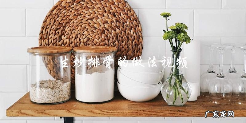 想学做生炒排骨？有没有适合初学者的视频教程？