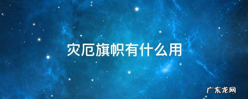 网易我的世界灾厄旗帜有什么用 灾厄旗帜有什么用