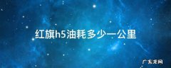 红旗H5油耗多少真实油耗 红旗h5油耗多少一公里
