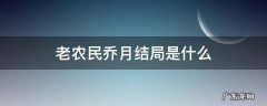 老农民乔月结局是什么 老农民乔月结局是什么结局是什么