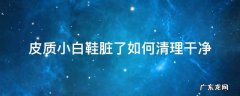 皮质小白鞋脏了如何清理干净 皮的小白鞋怎么清理