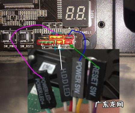 hddled接口在主板哪里