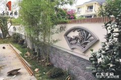 围墙砖雕可以配黄色墙面吗？看看就知道!