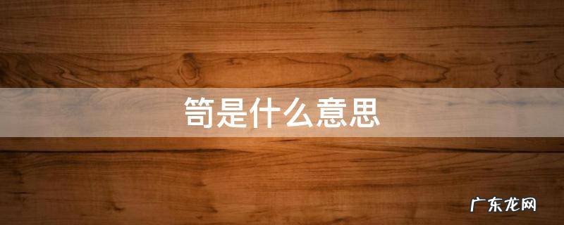 笥的读音是什么 笥是什么意思