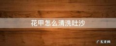 花甲怎么清洗吐沙 花甲如何清洗吐沙