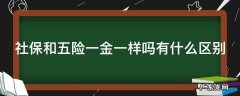 社保跟五险一金有什么区别 社保和五险一金一样吗有什么区别