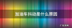 加油车抖动是什么原因 加油车有点抖动是什么原因