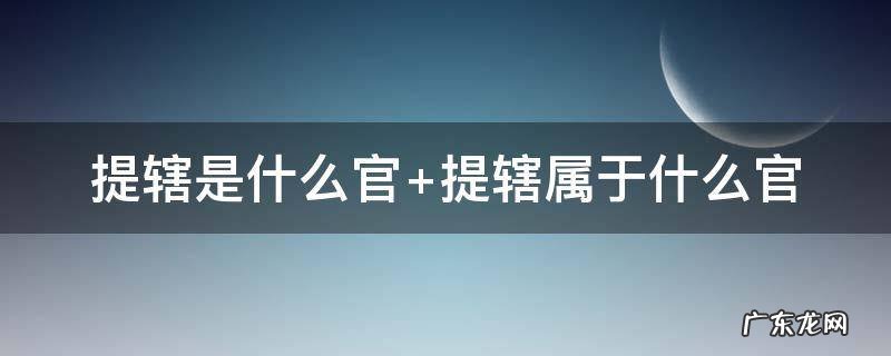 水浒传提辖是什么官 提辖是什么官