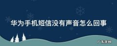 华为手机短信没有声音怎么回事 如何恢复短信提示音