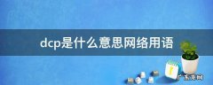 dcpp是什么意思 dcp是什么意思网络用语