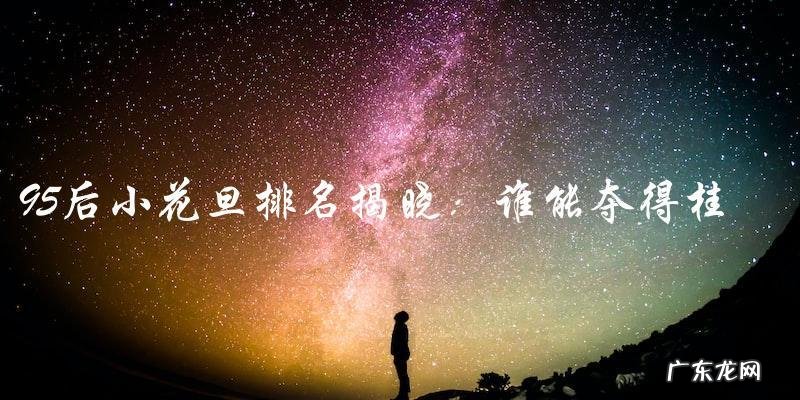 95后小花旦排名,谁能夺得桂冠?