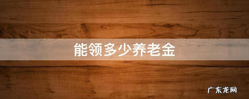 能领多少养老金 居民保险一年交3000元能领多少养老金