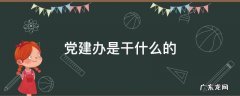 镇政府党建办是干什么的 党建办是干什么的