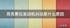 昂克赛拉发动机抖动是什么原因引起的 昂克赛拉发动机抖动是什么原因