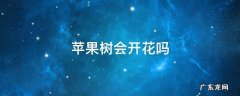 苹果树会开花吗?是什么颜色的花? 苹果树会开花吗