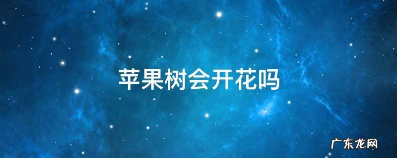 苹果树会开花吗?是什么颜色的花? 苹果树会开花吗