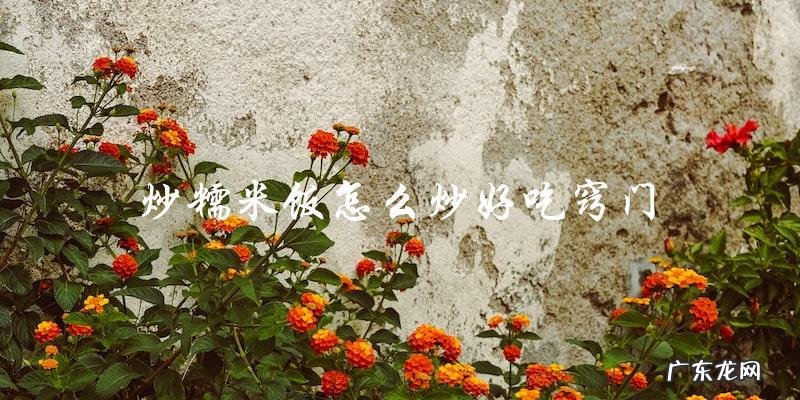 教你如何炒出美味糯米饭:炒糯米饭的窍门!